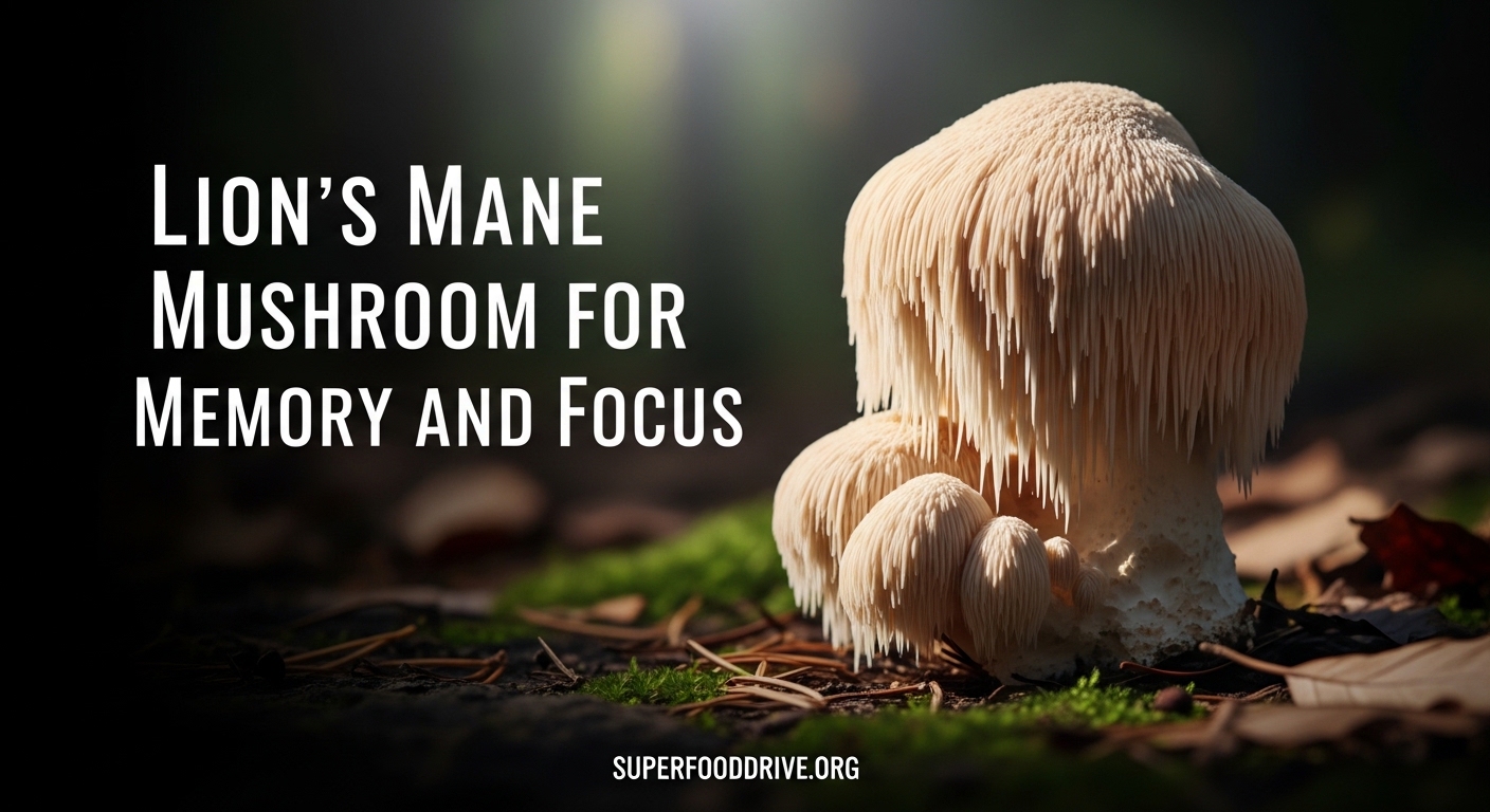 Lions Mane Mushroom for Memory and Focus