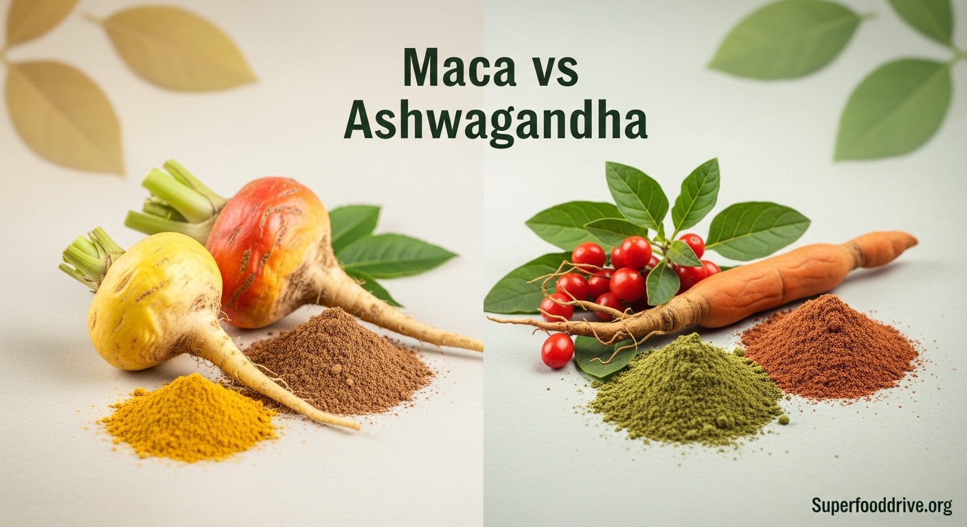 Maca vs Ashwagandha