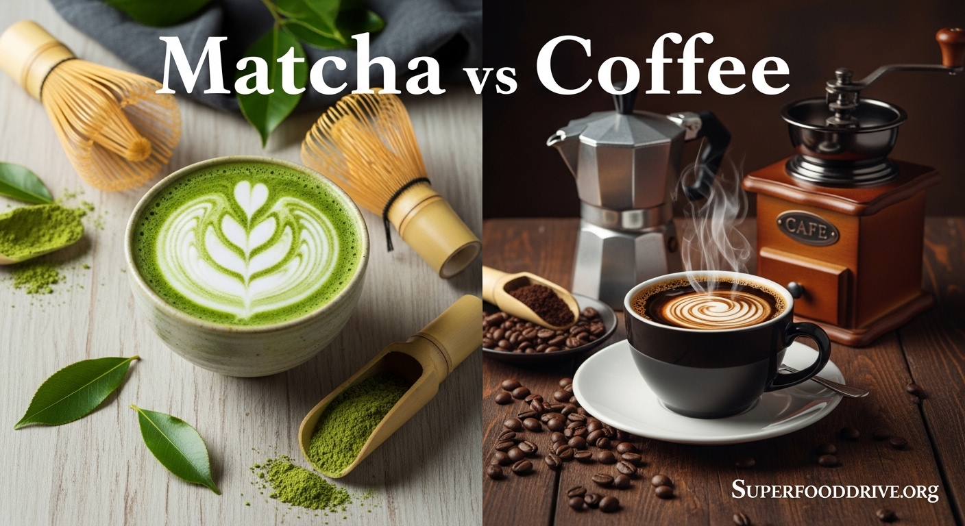 Matcha vs Coffee