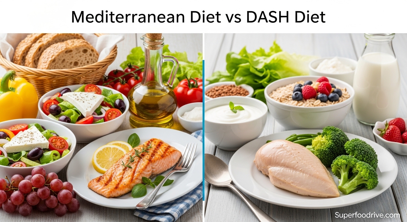 Mediterranean Diet vs DASH Diet