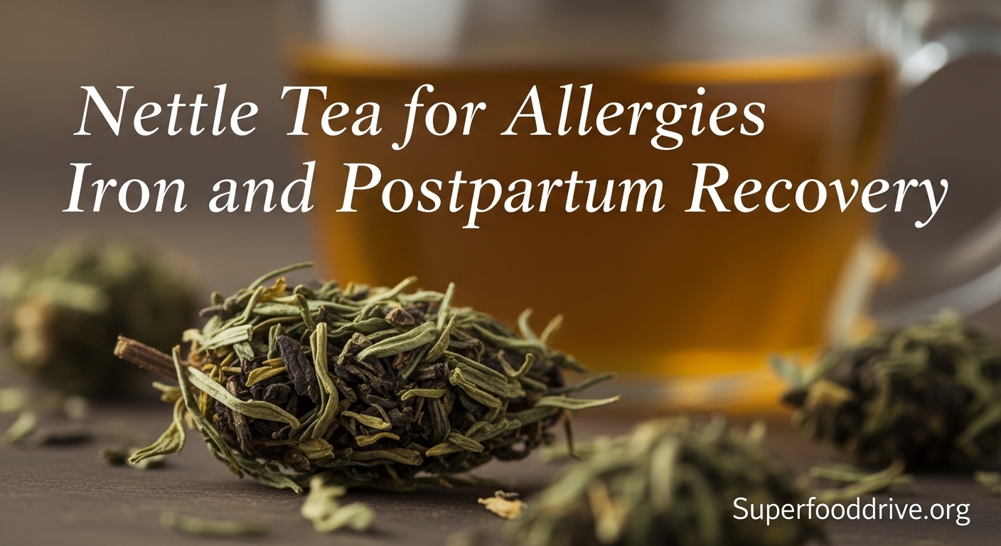 Nettle Tea for Allergies Iron and Postpartum Recovery