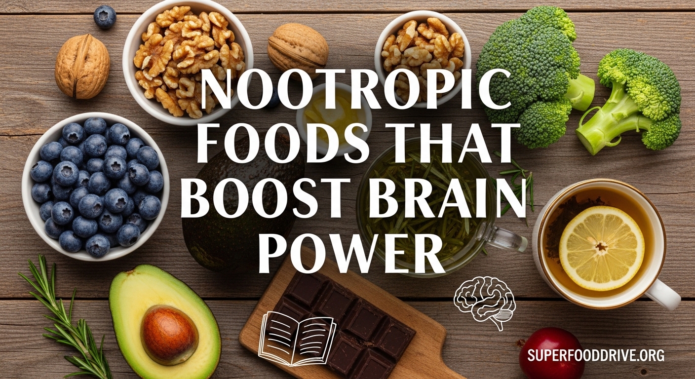 Nootropic Foods That Boost Brain Power