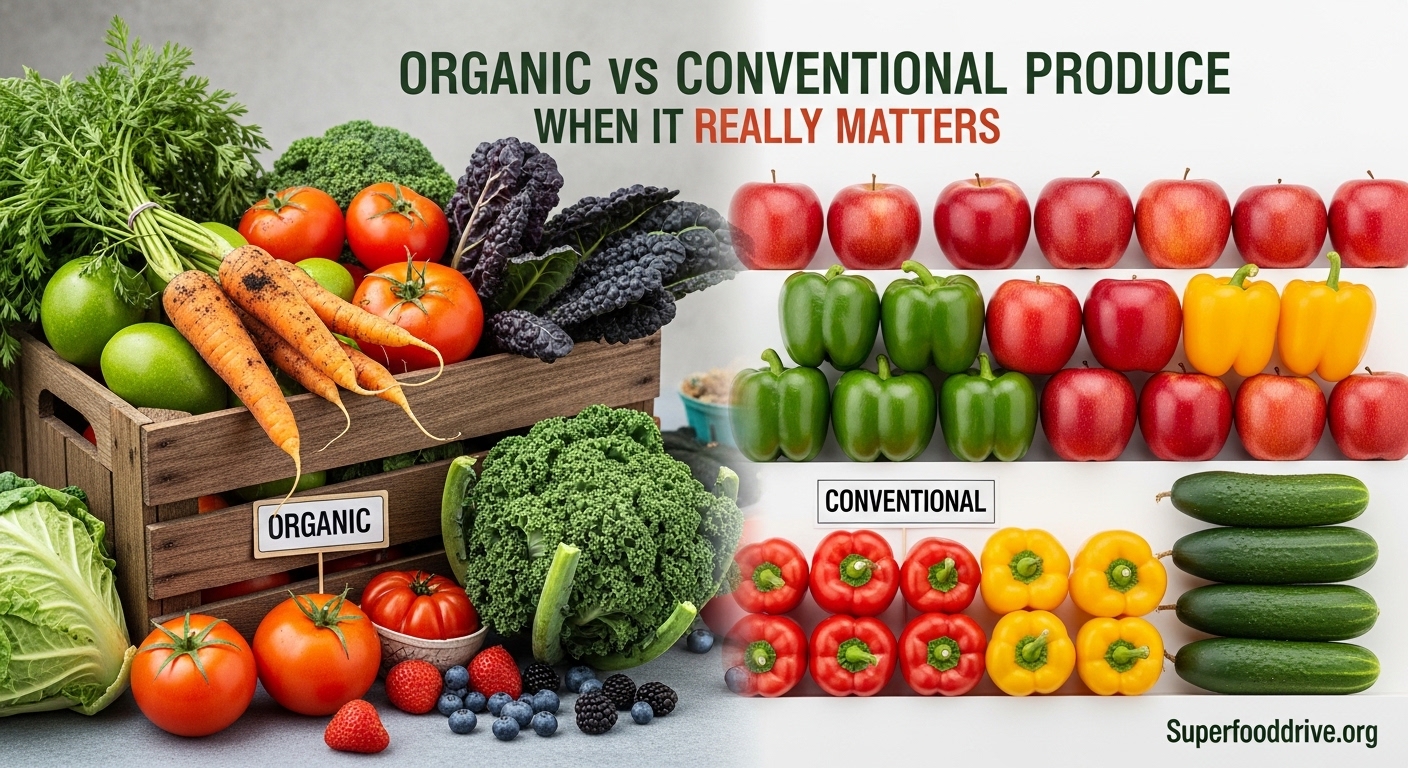 Organic vs Conventional Produce When It Really Matters