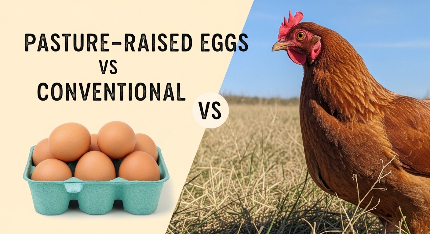 Pasture-Raised Eggs vs Conventional