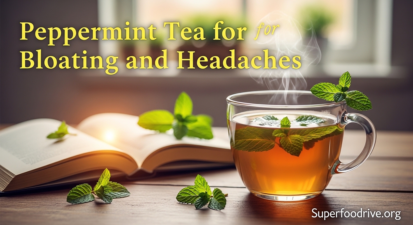 Peppermint Tea for Bloating and Headaches