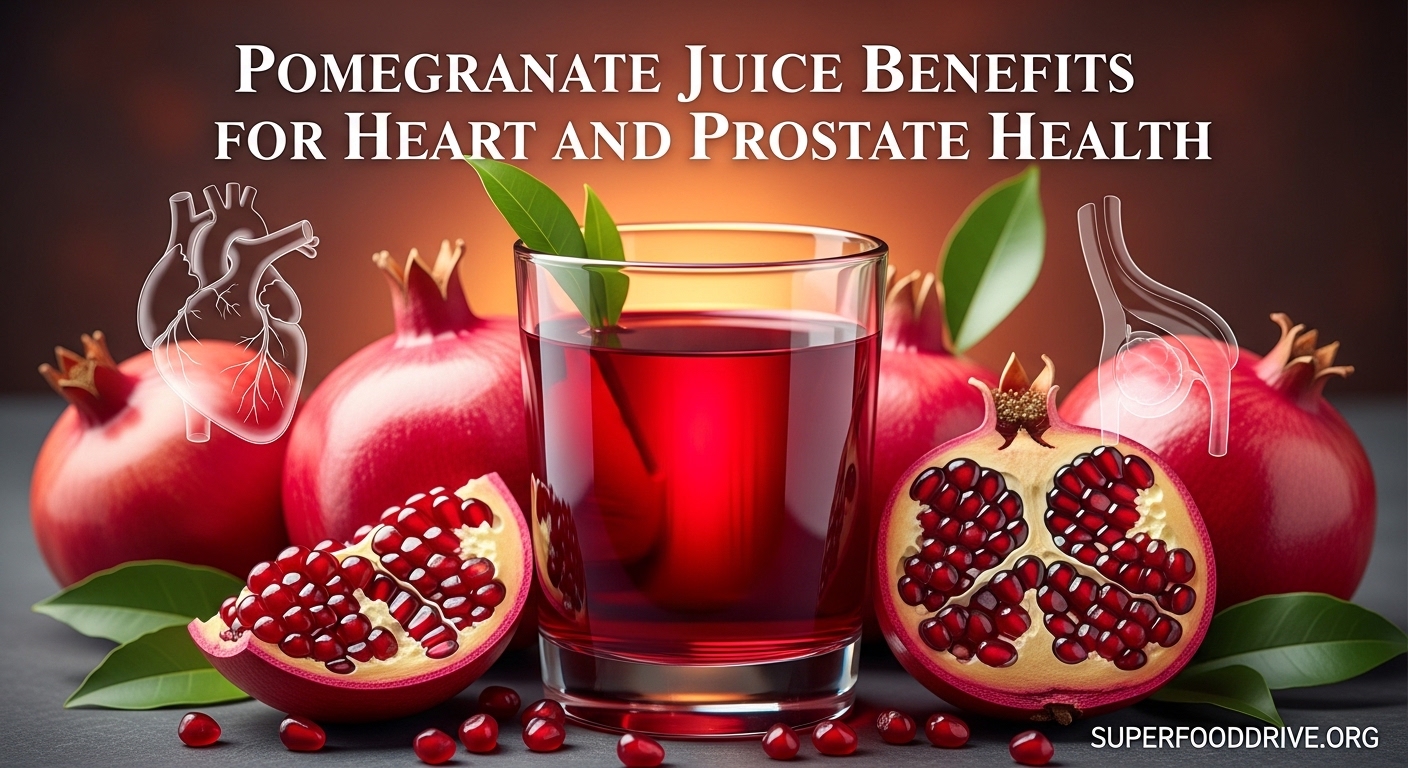 Pomegranate Juice Benefits for Heart and Prostate Health