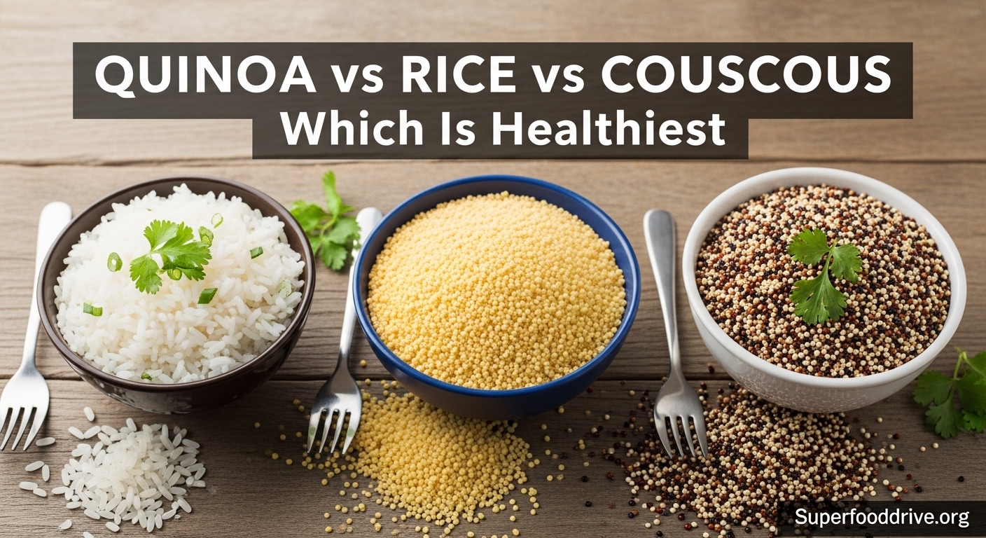 Quinoa vs Rice vs Couscous Which Is Healthiest