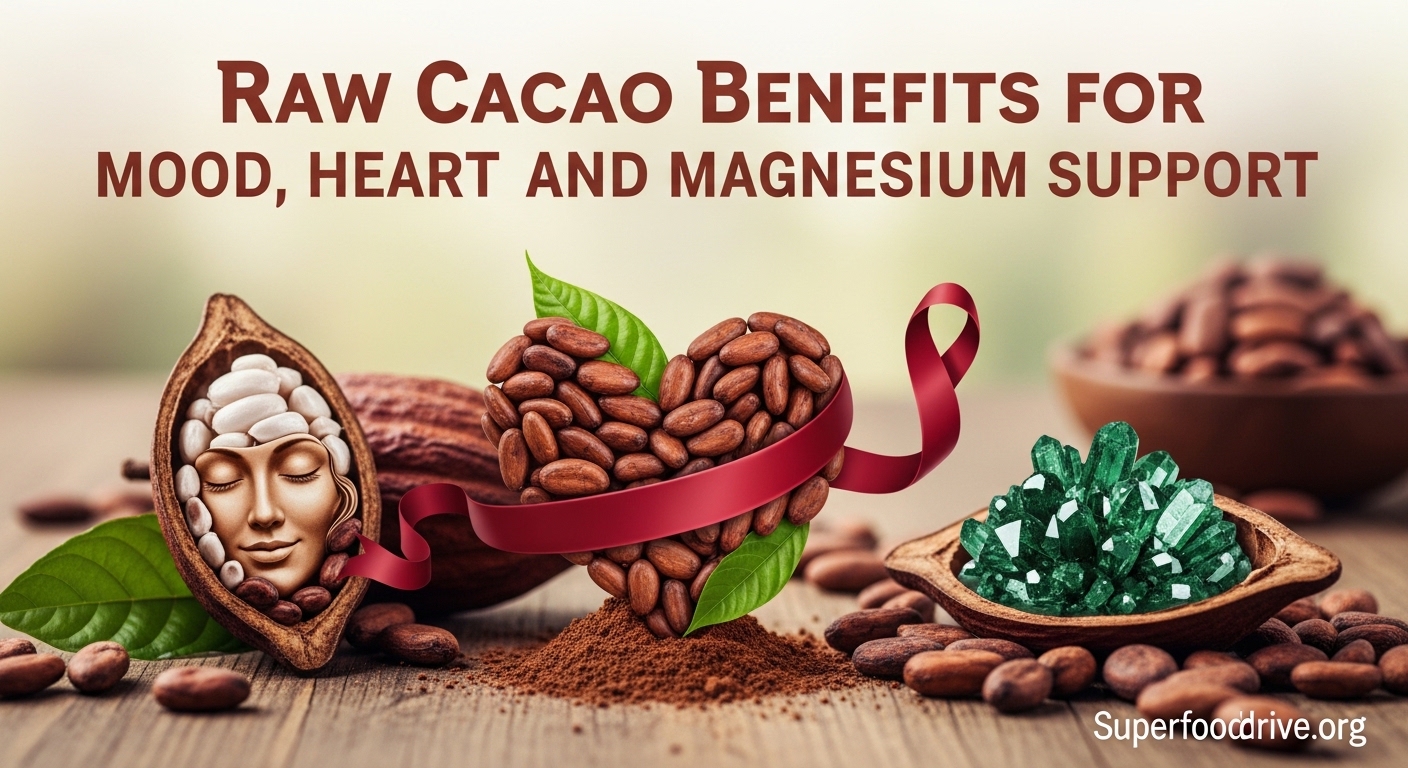 Raw Cacao Benefits for Mood, Heart, and Magnesium Support