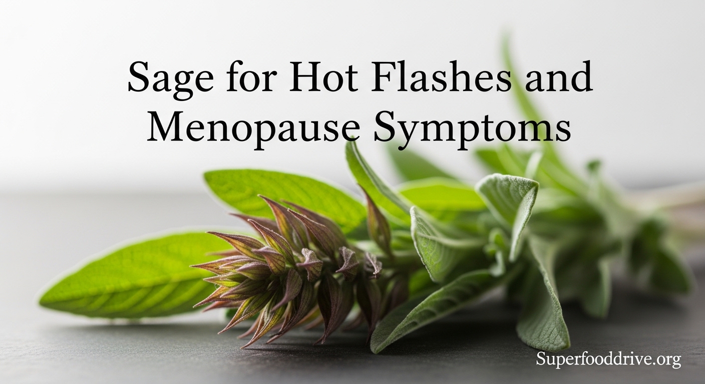 Sage for Hot Flashes and Menopause Symptoms