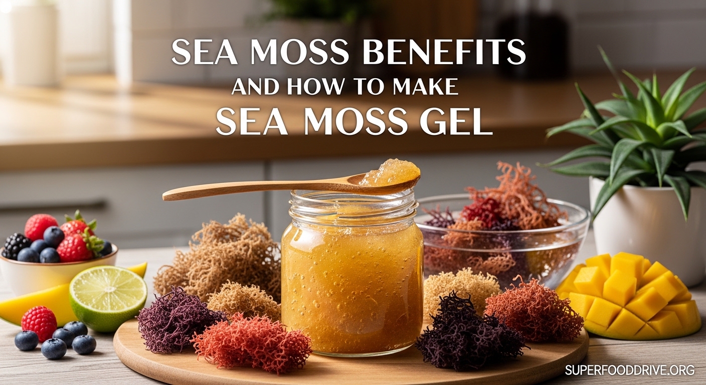 Sea Moss Benefits and How to Make Sea Moss Gel