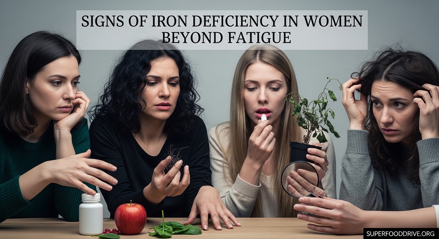 Signs of Iron Deficiency in Women Beyond Fatigue