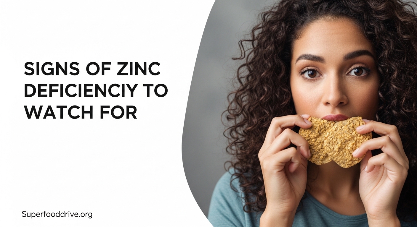 Signs of Zinc Deficiency to Watch For