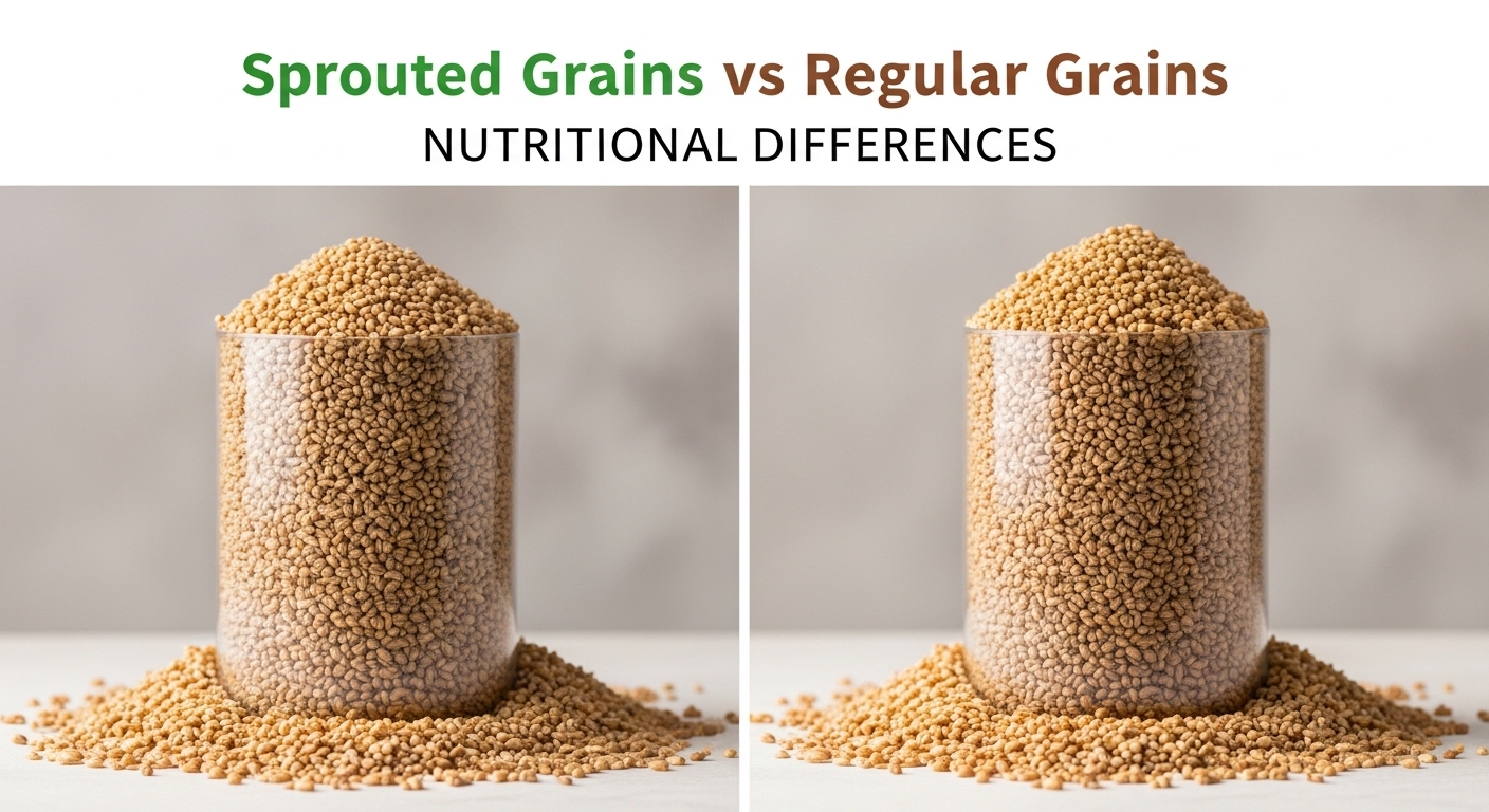 Sprouted Grains vs Regular Grains Nutritional Differences