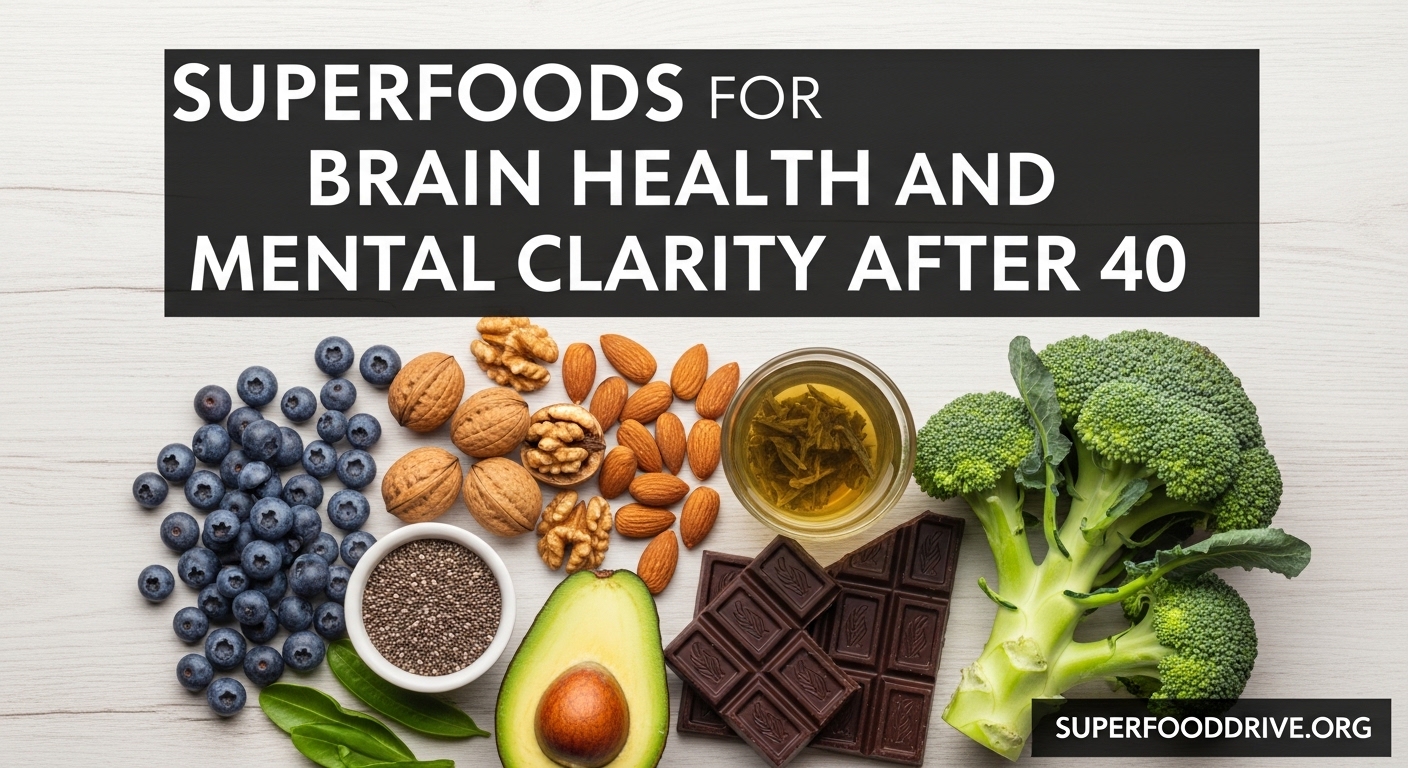 Superfoods for Brain Health and Mental Clarity After 40