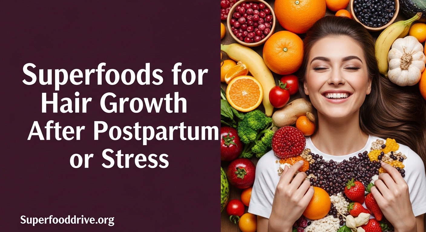 Superfoods for Hair Growth After Postpartum or Stress
