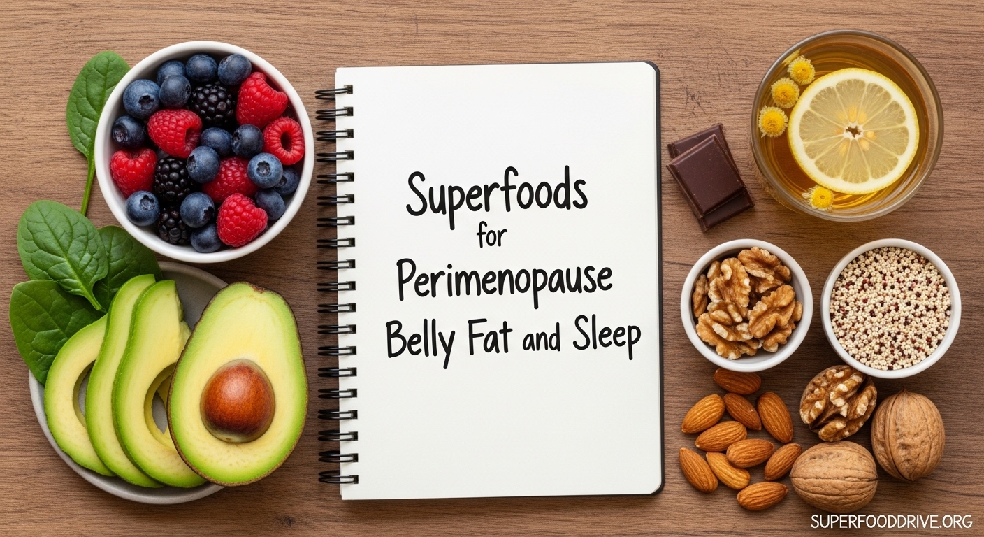 Superfoods for Perimenopause Belly Fat and Sleep