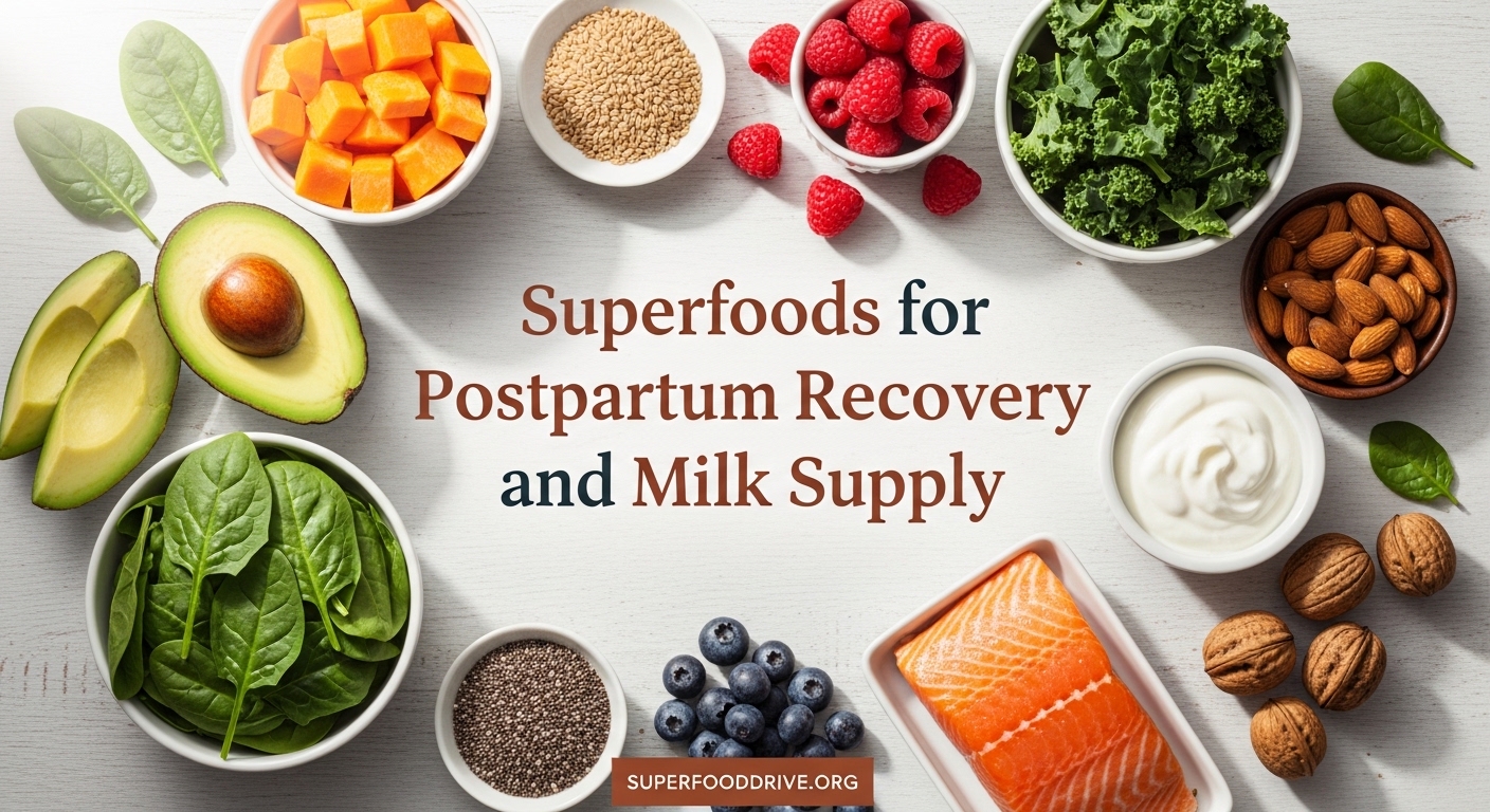 Superfoods for Postpartum Recovery and Milk Supply