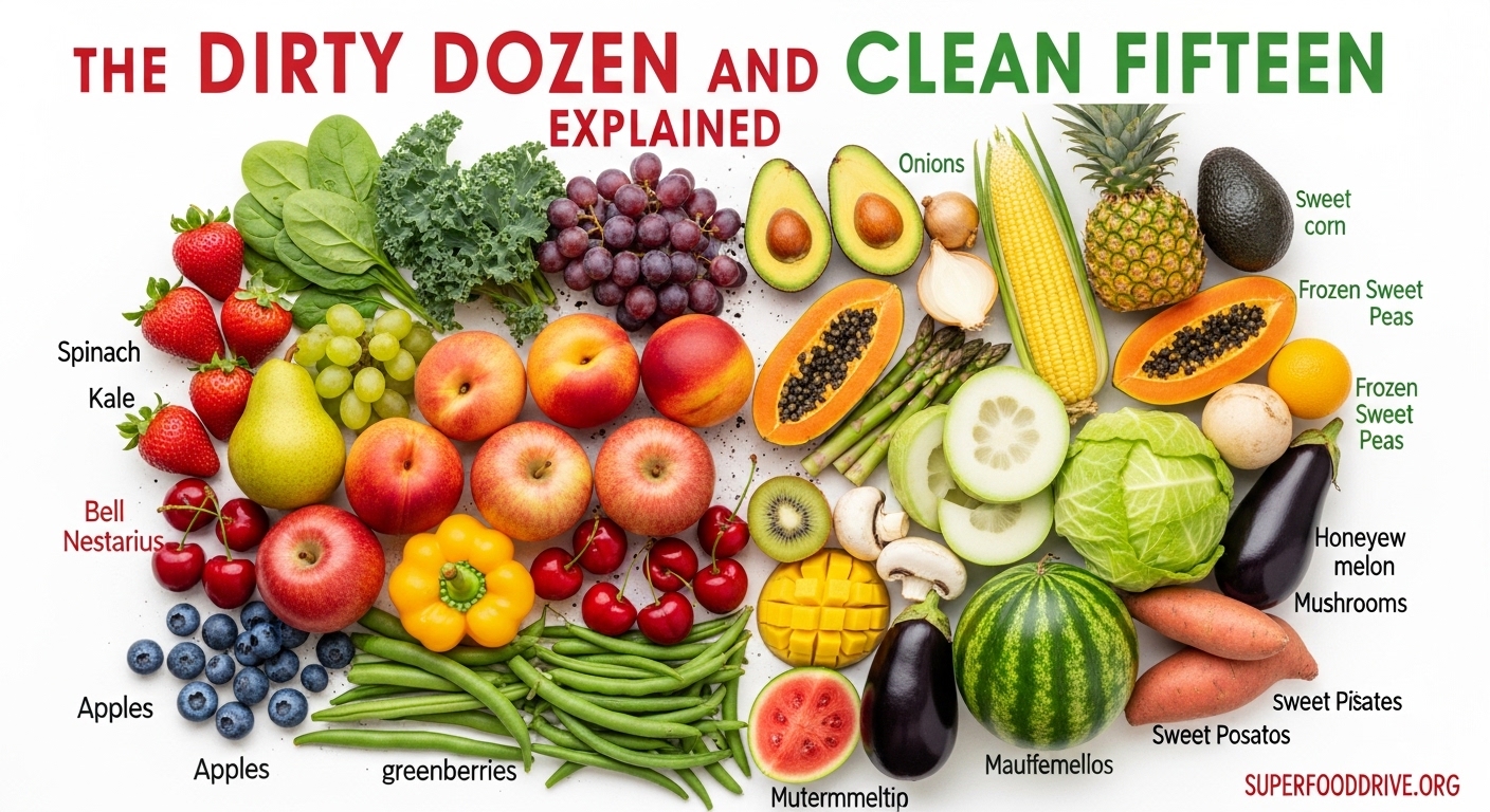 The Dirty Dozen and Clean Fifteen Explained