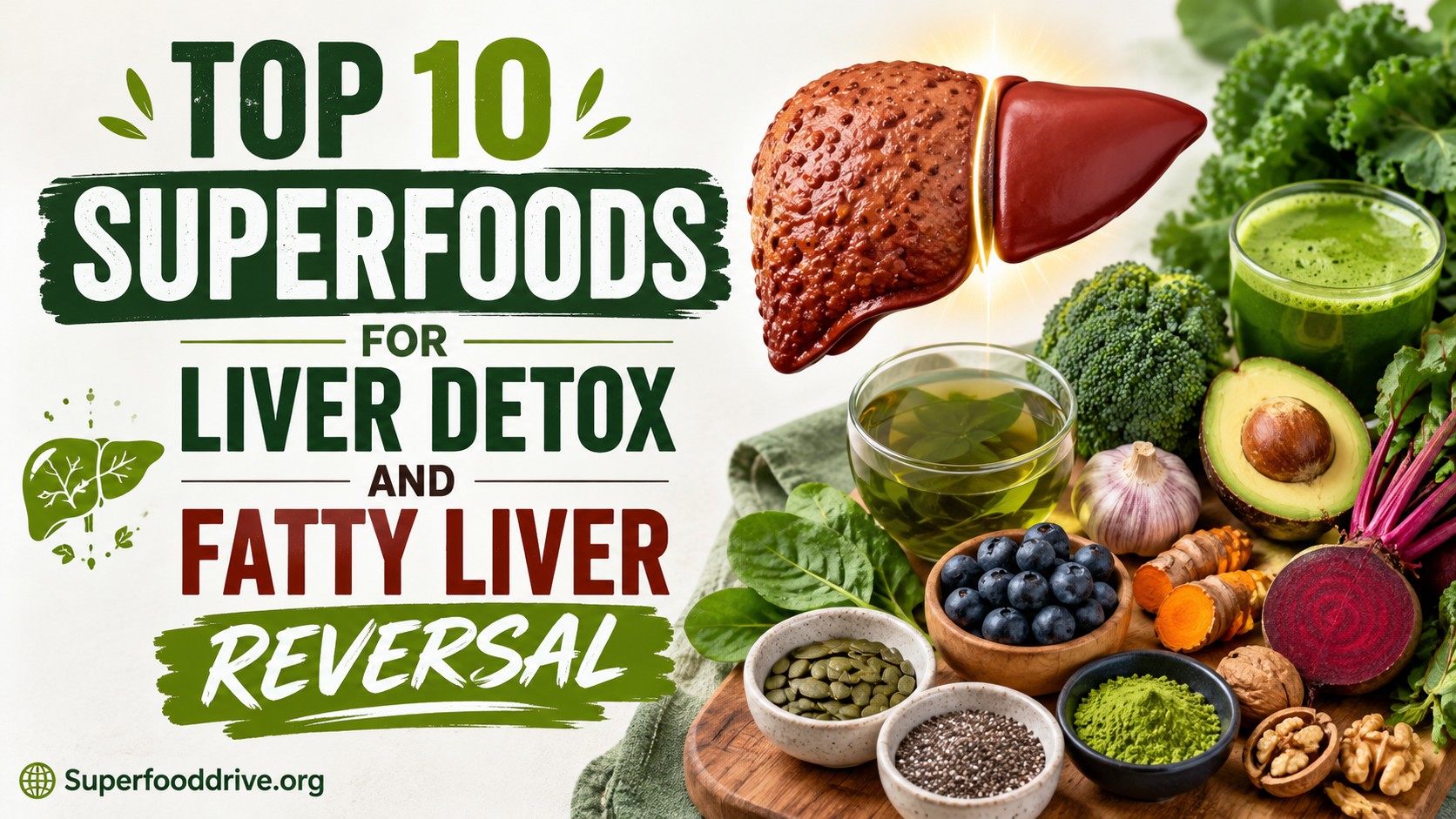Top 10 Superfoods for Liver Detox and Fatty Liver Reversal