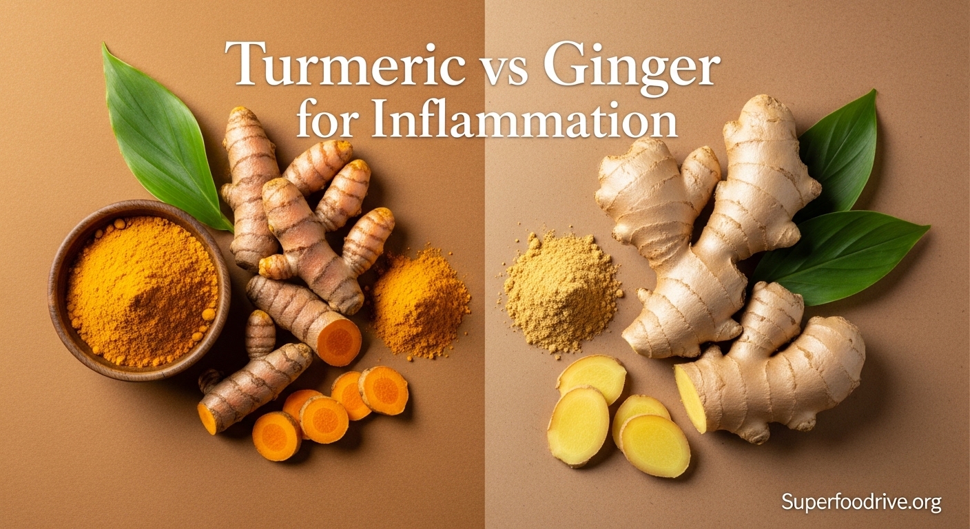 Turmeric vs Ginger for Inflammation