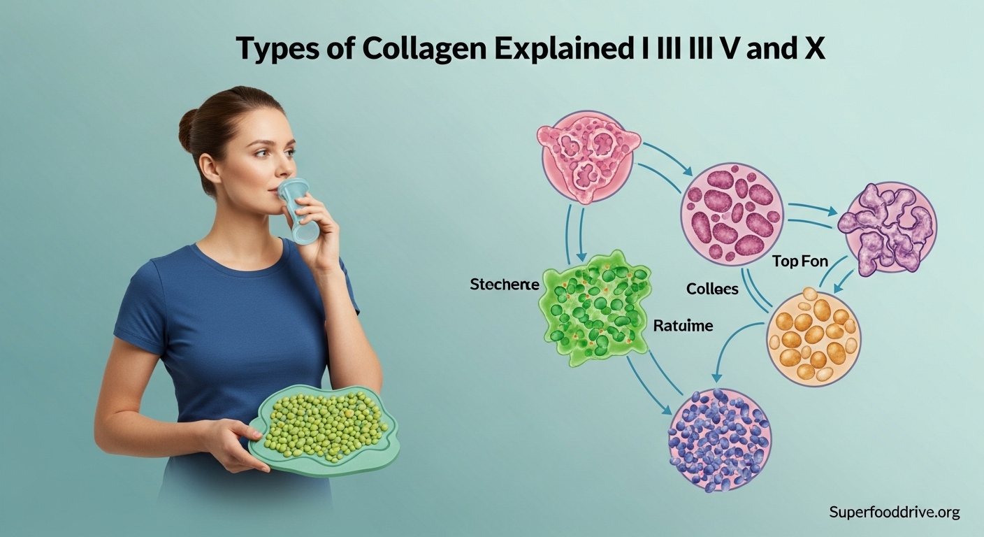 Types of Collagen Explained I II III V and X