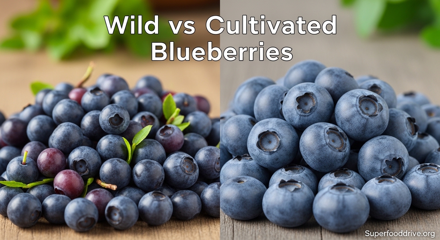 Wild vs Cultivated Blueberries