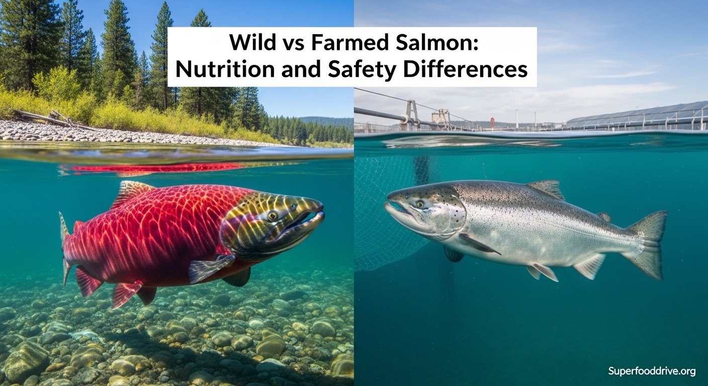Wild vs Farmed Salmon Nutrition and Safety Differences