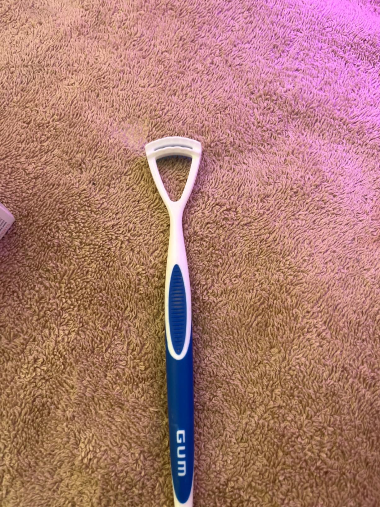 GUM 760RB Dual Action Tongue Cleaner Brush and Scraper customer photo 2