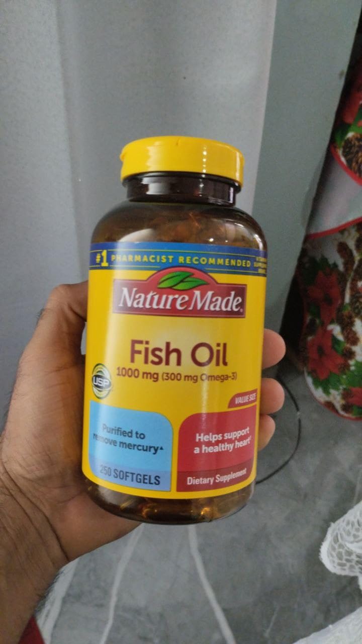 Nature Made Fish Oil Omega 3 Supplements, 1200mg Softgels, Omega 3 Fish Oil for Healthy Heart Support, 100 Softgels customer photo 2