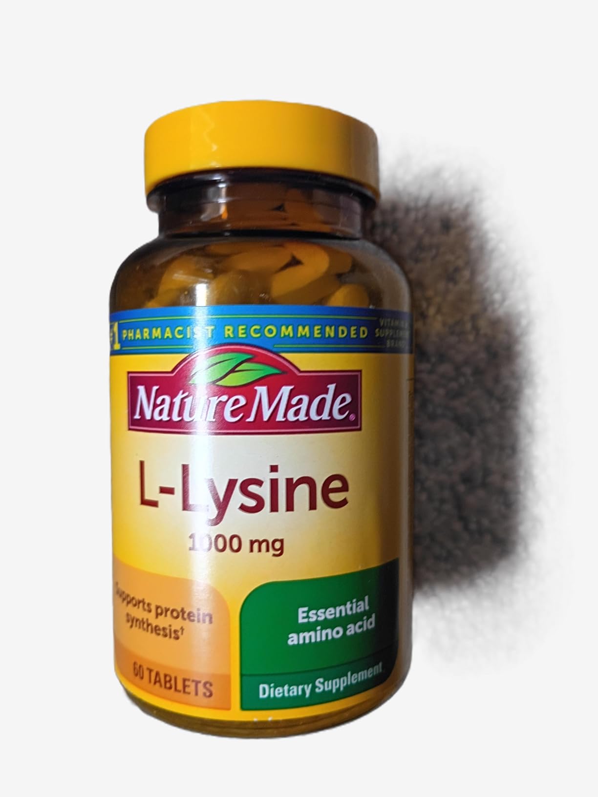 Nature Made L-Lysine 1000 mg, Dietary L-Lysine Supplements, 60 Tablets, 60 Day Supply customer photo 1