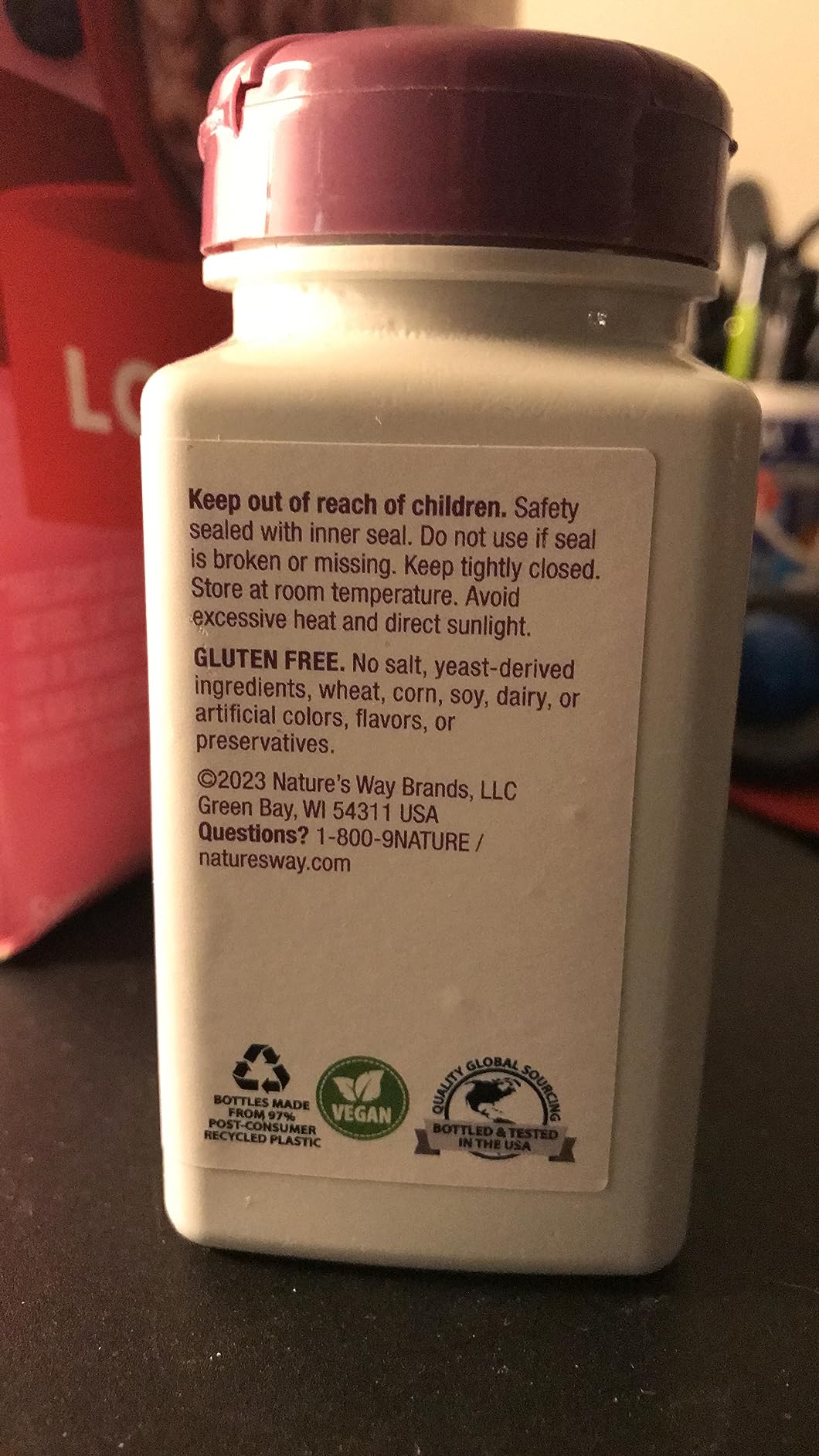 Nature's Way Kidney Bladder Premium Blend, Traditional Herbs Supplement, 900 mg per 2-Capsule Serving, Non-GMO Project Verified, Vegan, 100 Capsules customer photo 2
