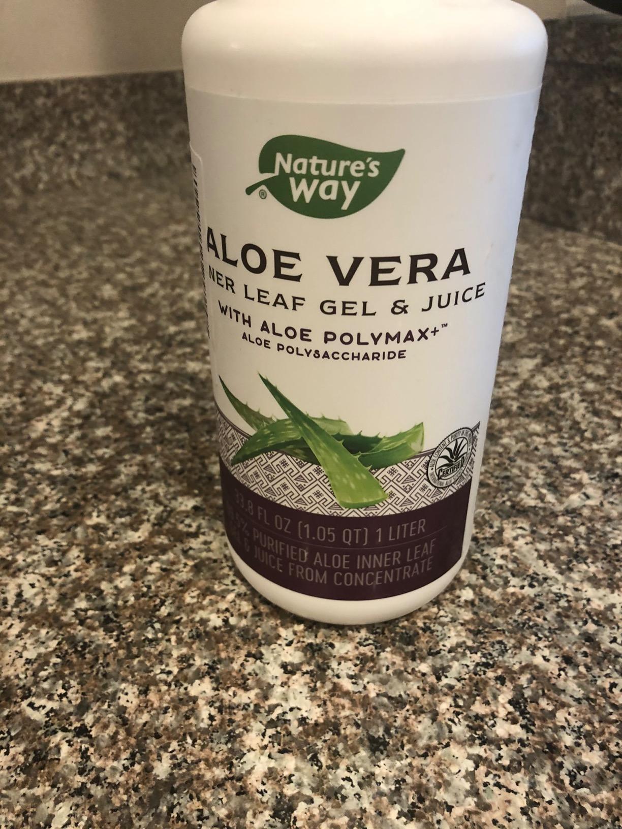 Nature's Way Aloe Vera Inner Leaf Gel & Juice, 1 Liter customer photo 1