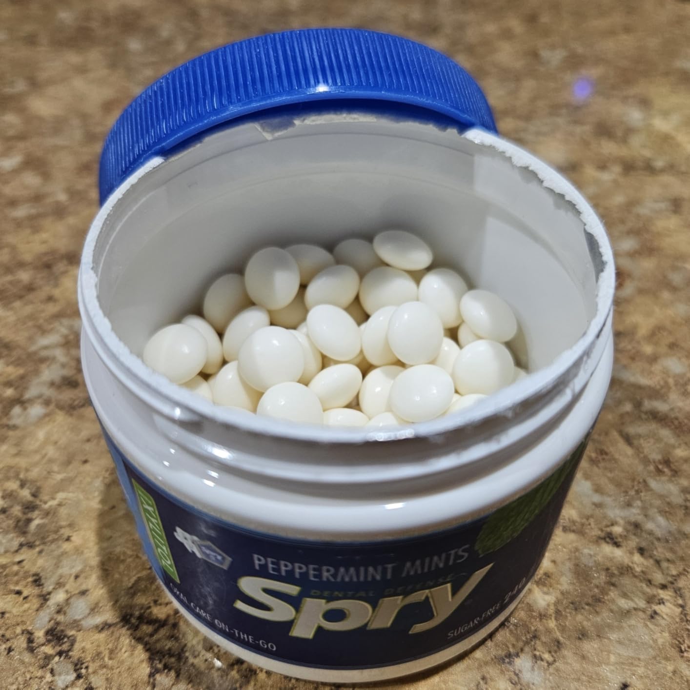Spry Xylitol Peppermint Sugar Free Candy - Promote Oral Health, Increase Saliva Production, Stop Bad Breath, Non-GMO, Gluten-Free, 240 Count customer photo 1
