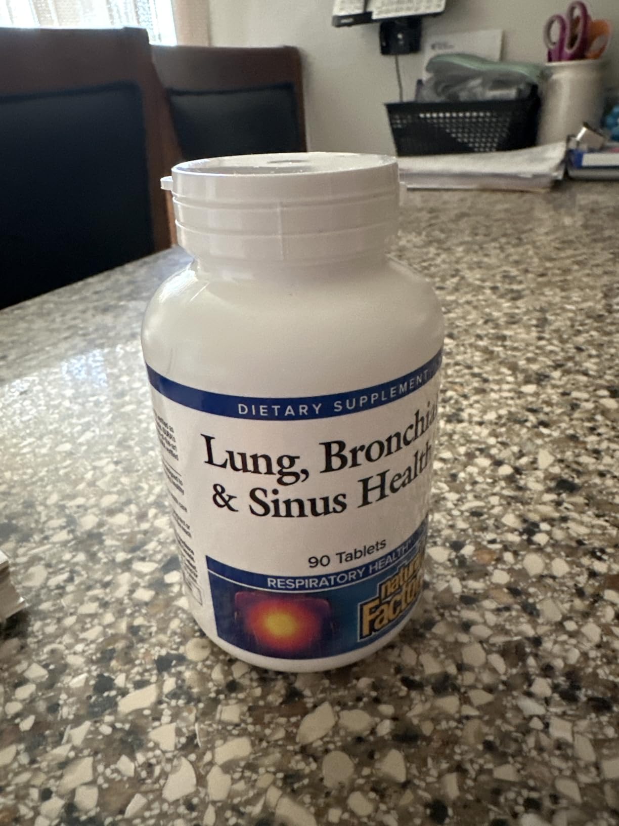 Natural Factors Lung, Bronchial & Sinus Health - Respiratory Health Supplement - Supports Healthy Tissue & Mucus Consistency - 90 Tablets customer photo 2