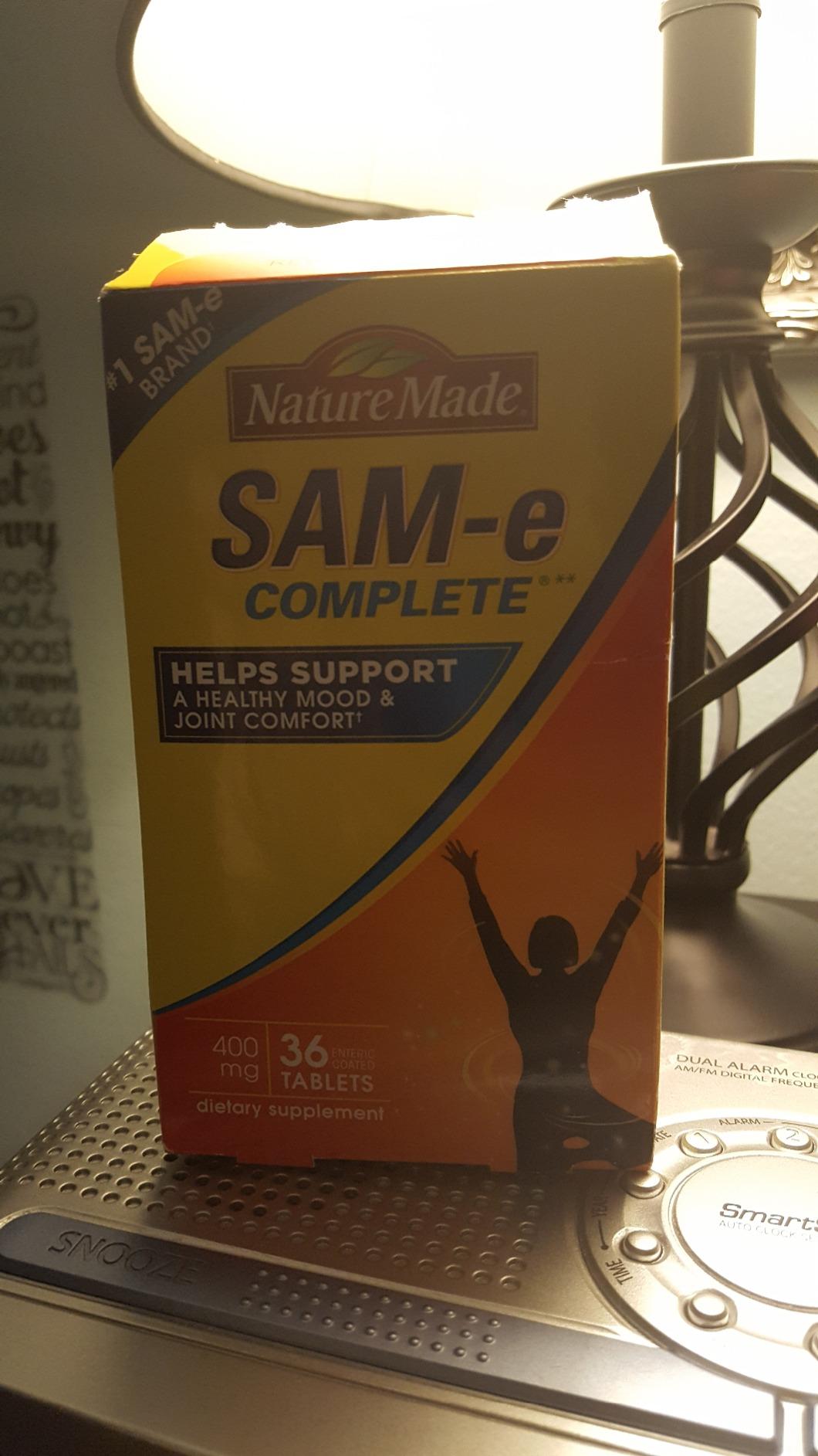 Nature Made SAM-e 200mg Complete, Dietary SAM-e Supplement for Mood Support, 60 Tablets, 30 Day Supply customer photo 2