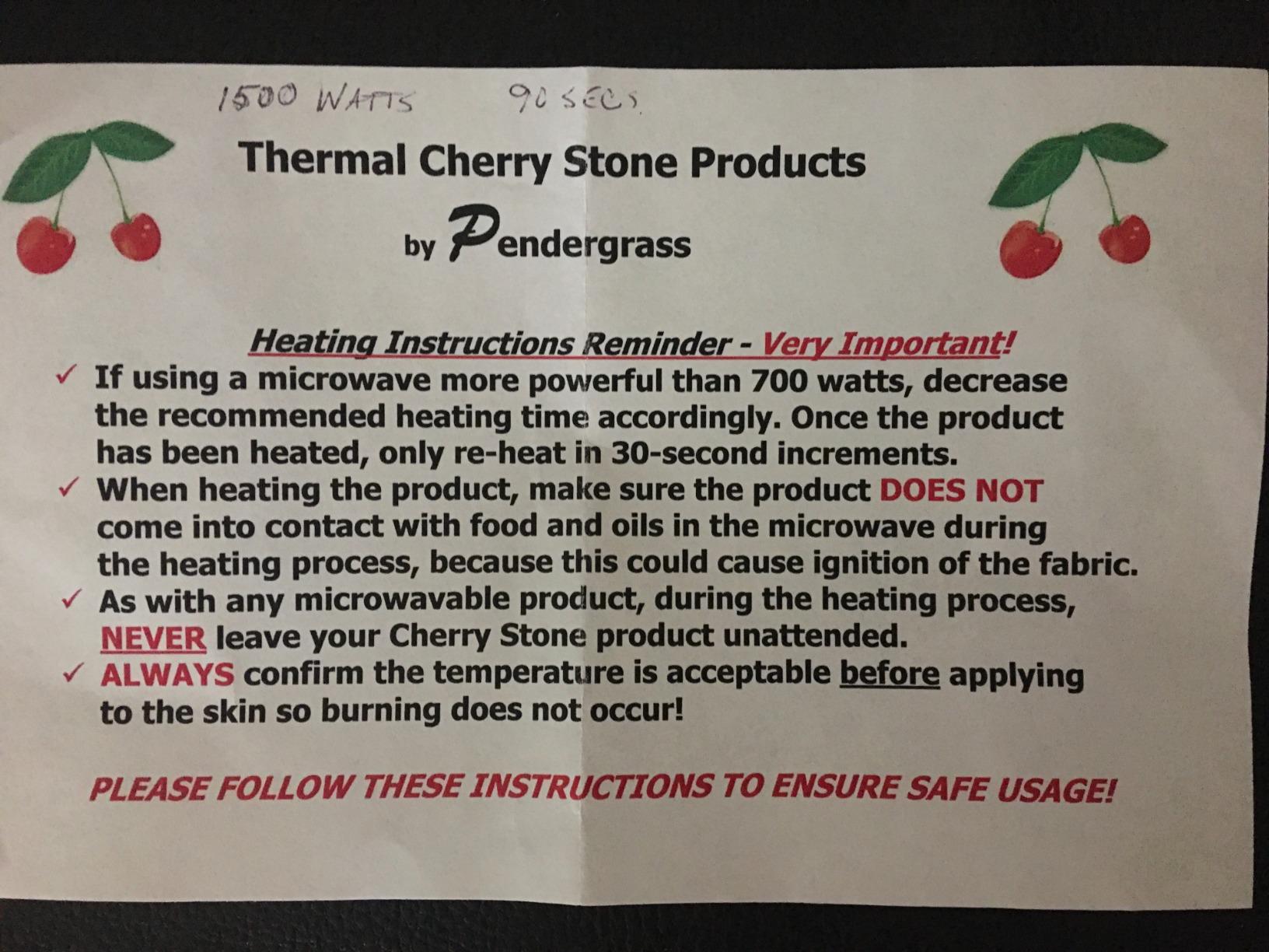 Hot and Cold Therapy Thermal Cherry Stone Neck Pillow Wrap customer photo 1