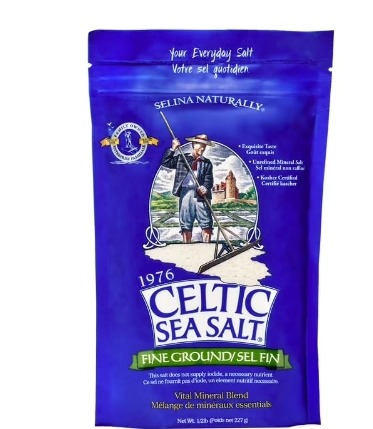 Fine Ground - Unrefined Mineral Salt, Sustainably Harvested, GMP Certified, Lab Tested - Baking, Cooking, Hydration, Everyday Use - 1 lb Resealable Bag customer photo 1