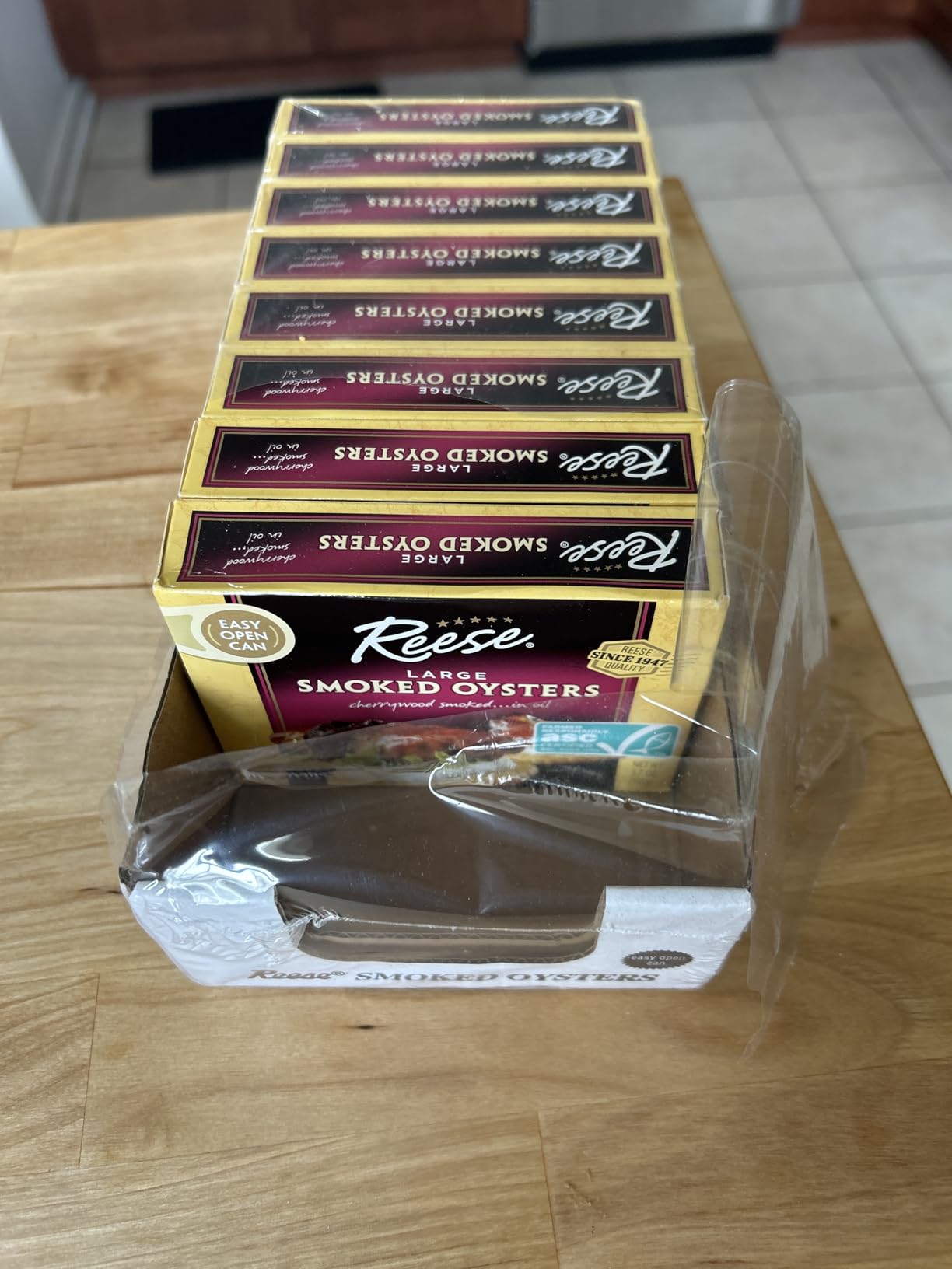 Reese Large Smoked Oysters, 3.7 Ounce (Pack of 10) customer photo 2