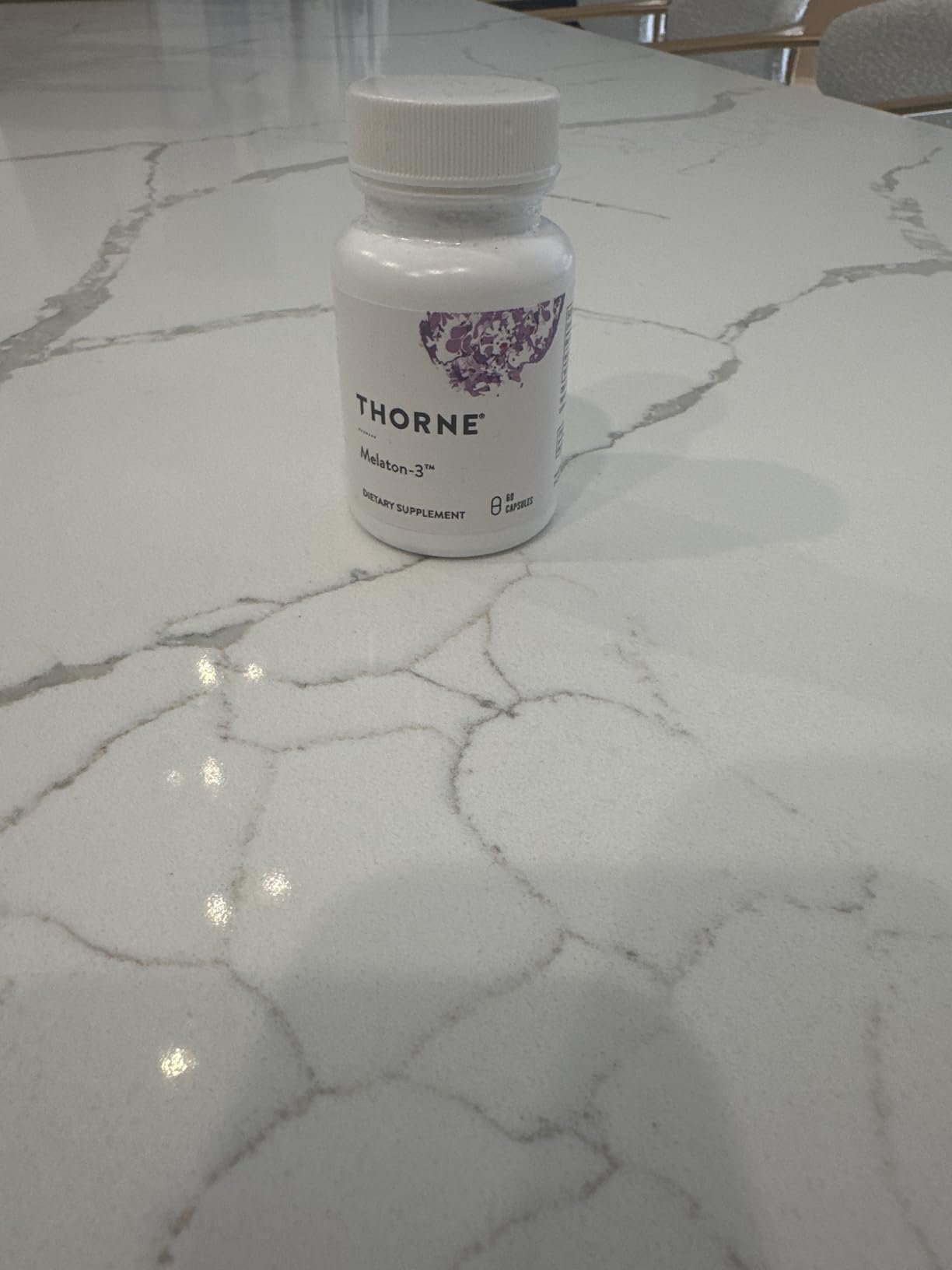 THORNE - Melaton-3-3 mg Melatonin Supplement - Supports Normal Circadian Rhythms, Restful Sleep & Relaxation* - NSF Certified for Sport - Gluten, Dairy & Soy-Free - 60 Capsules customer photo 2