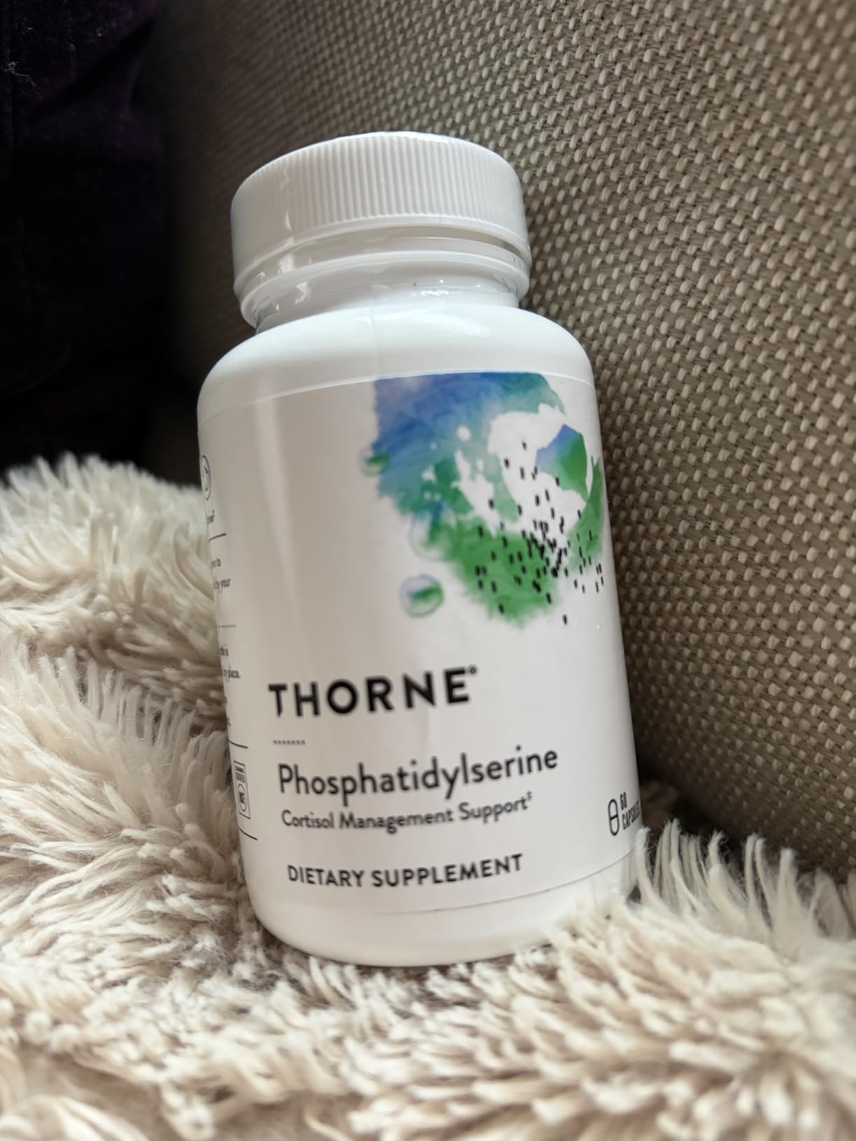 THORNE - Phosphatidylserine - Supports Healthy Brain Function, Memory & Focus - Helps Regulate Cortisol During Stress - Third-Party Certified - Gluten-Free, Dairy-Free - 60 Capsules customer photo 1