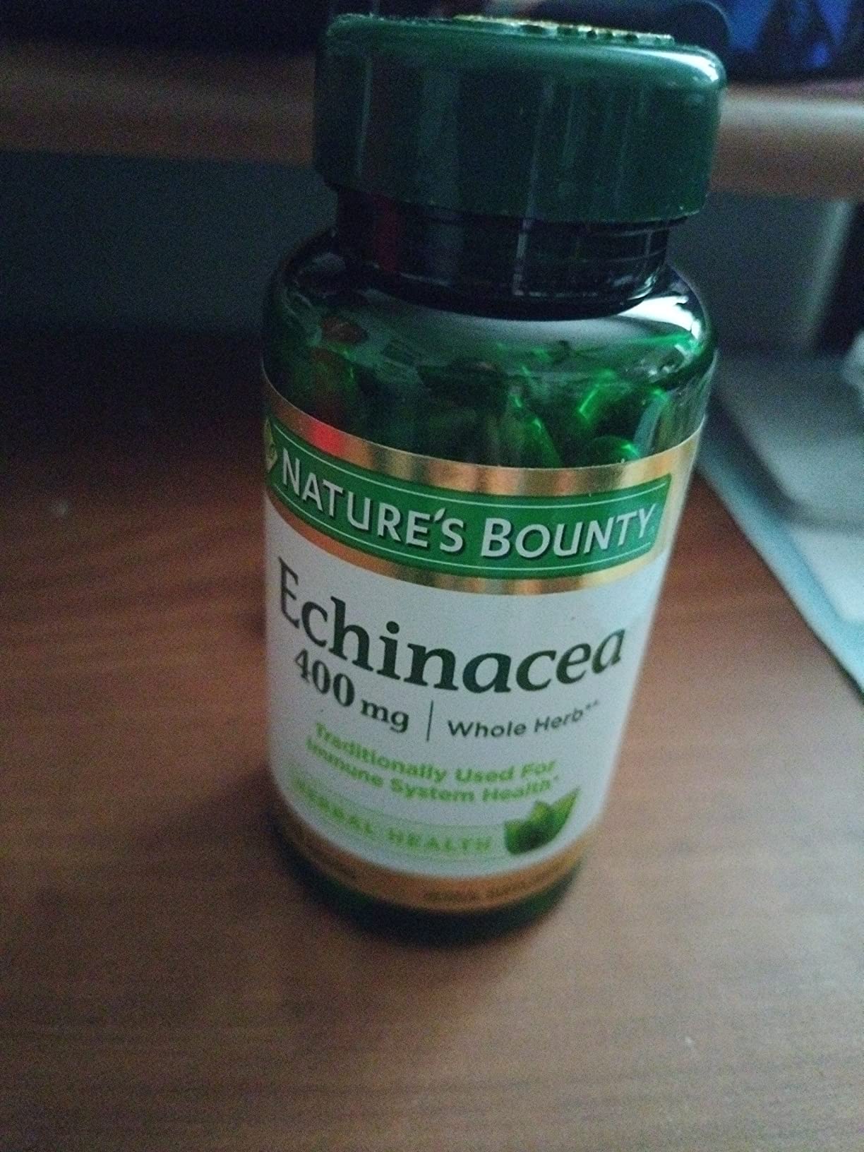 Nature's Bounty Echinacea, Herbal Supplement, Supports Immune Health, 400mg, 100 Capsules customer photo 1