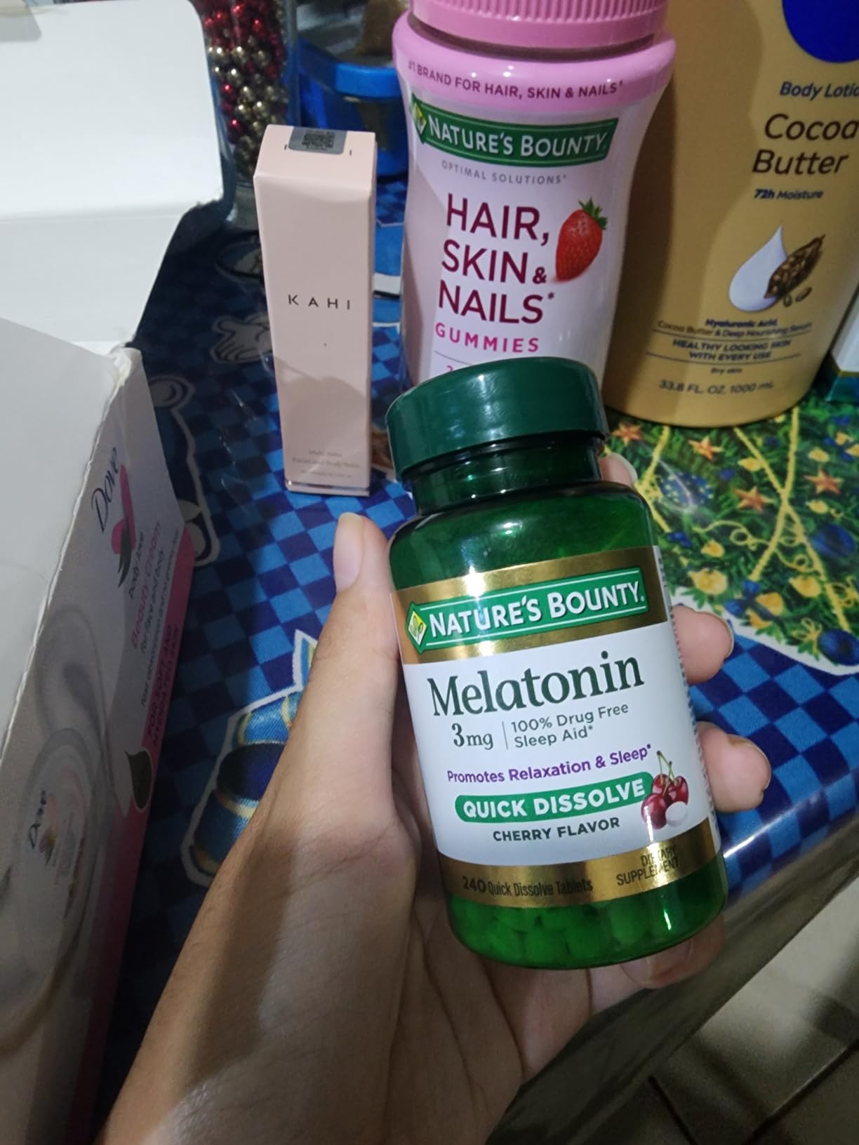 Nature's Bounty Melatonin 3mg Quick Dissolve, Sleep Aid Supplement, Sleep Aids for Adults, Cherry Flavor, 240 Count (Pack of 1) customer photo 1