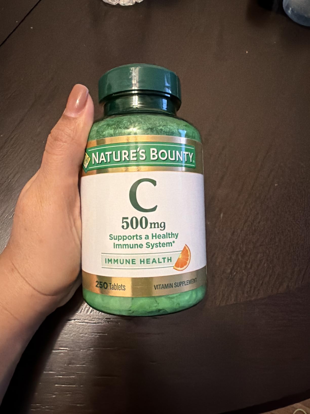 Nature's Bounty Vitamin C 500mg, Supports a Healthy Immune System, Daily Vitamin Supplement, 250 Vegetarian Tablets customer photo 1