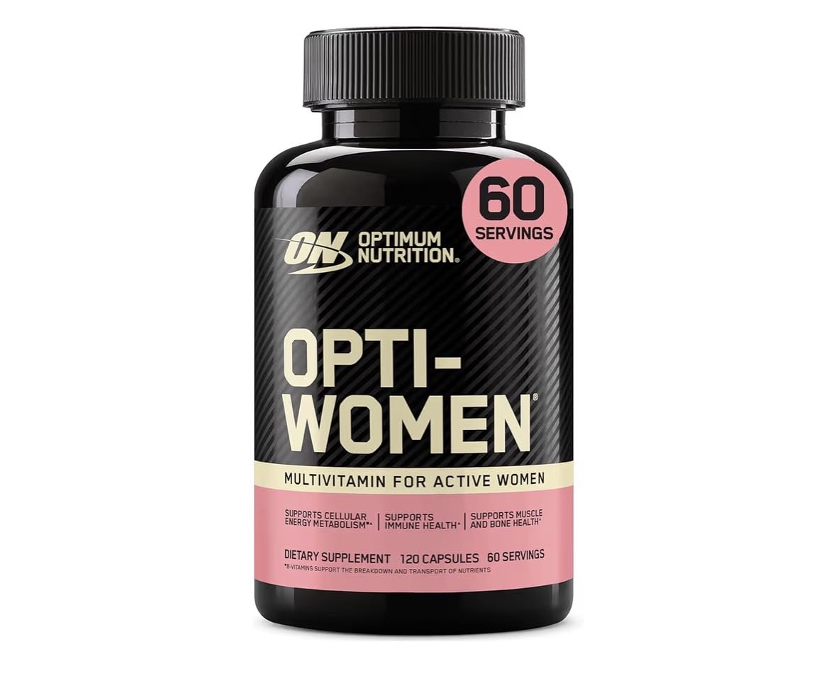 Optimum Nutrition Opti-Women Daily Multivitamin for Women, Immune Support Supplement with Iron, 60 Day Supply, 120 Count, (Packaging May Vary) customer photo 1