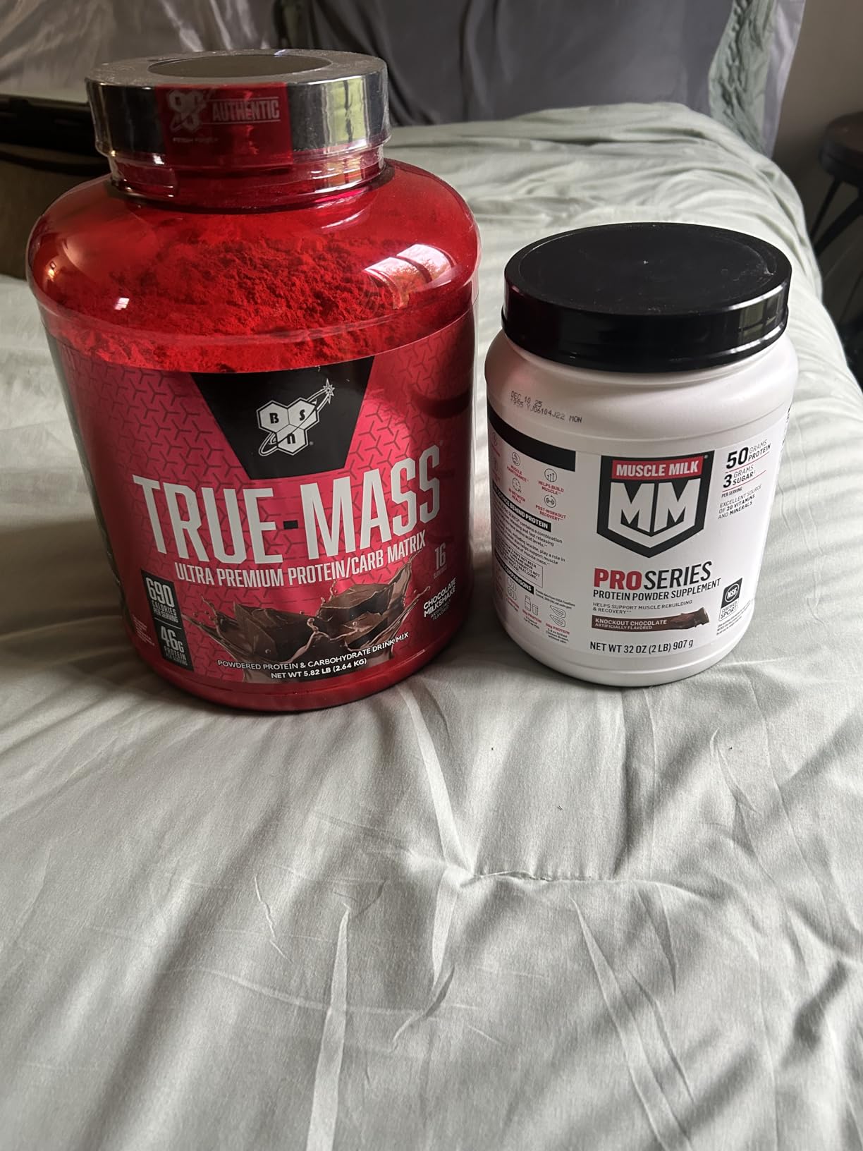 BSN TRUE-MASS Weight Gainer, Mass Gainer Protein Powder, Post Workout Muscle Recovery Powder, Muscle Gain, 2:1 Carbs to Protein Ratio, Chocolate Milkshake, 5.82 Pound, 16 Servings (Packaging May Vary) customer photo 1