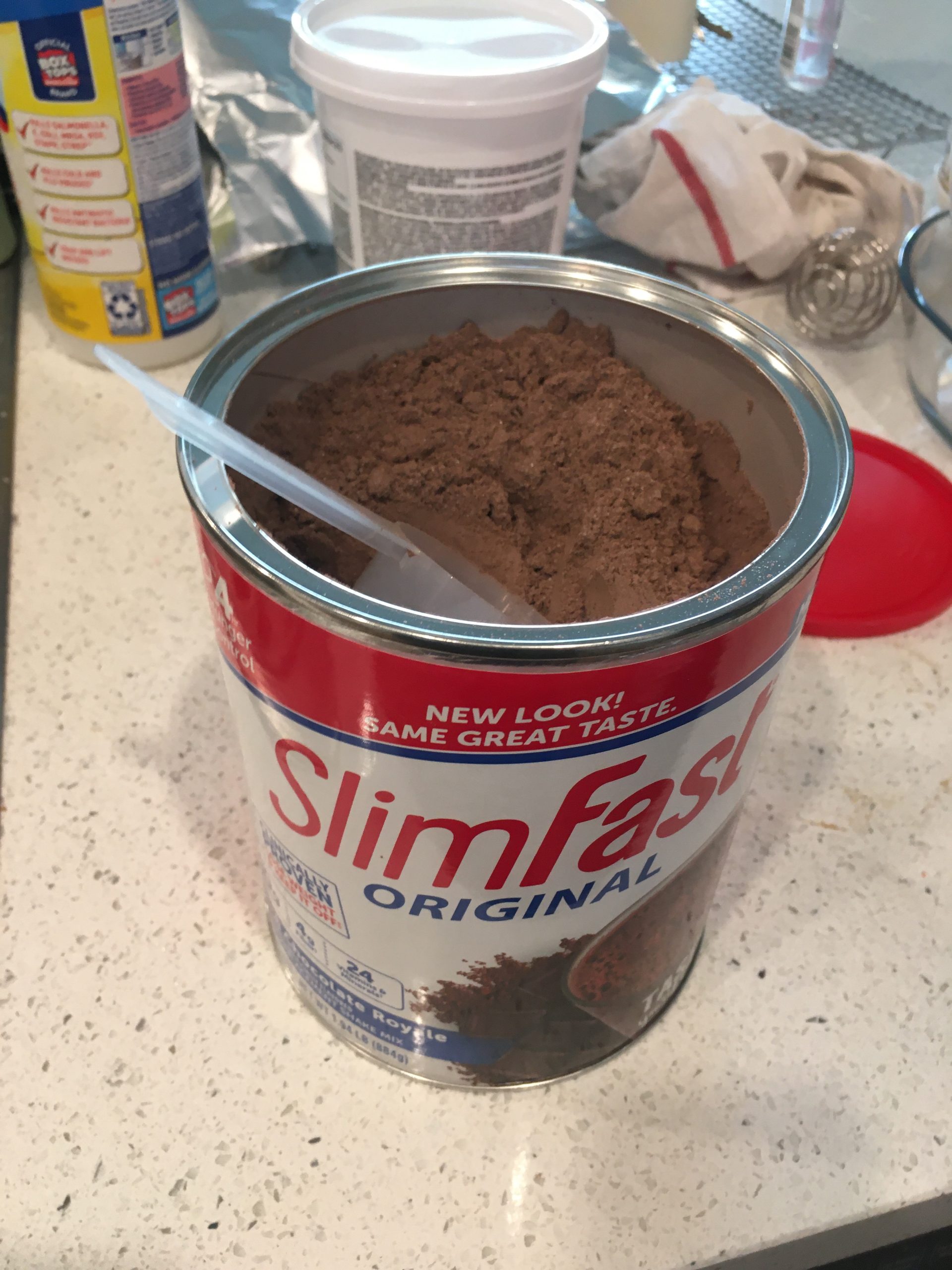 SlimFast Meal Replacement Powder, Original Rich Chocolate Royale, Weight Loss Shake Mix, 10g of Protein, 52 Servings (Packaging May Vary) customer photo 1