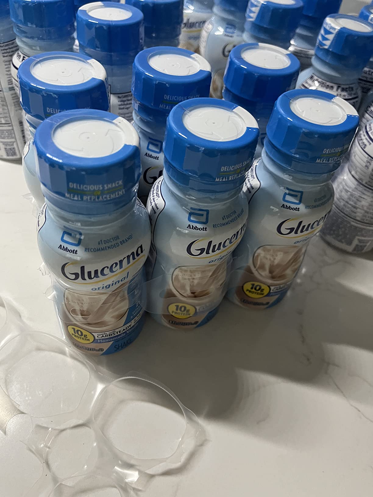 Glucerna Original Diabetes Care Shake, Homemade Vanilla, Diabetic Meal Replacement to Support Blood Sugar Management, 10g Protein, 180 Calories, Ready to Drink, 8-fl-oz Bottle, 24 Pack customer photo 2