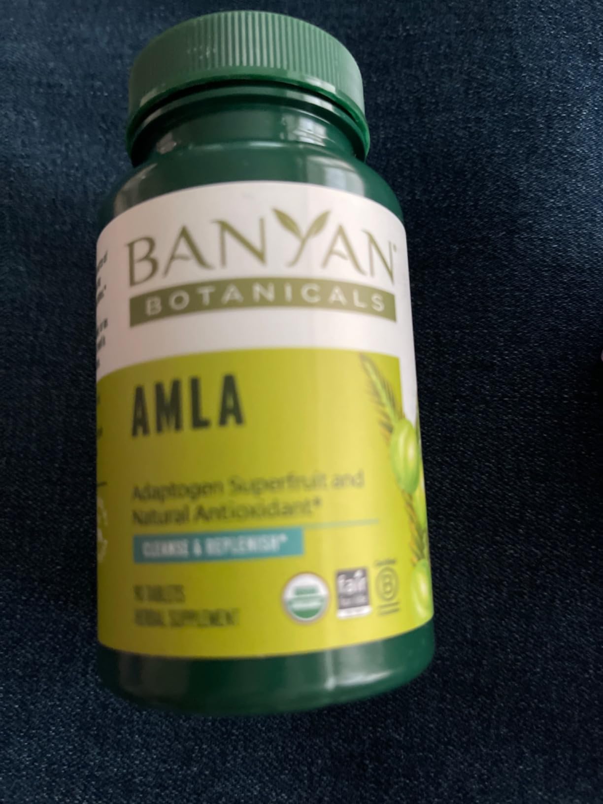 Banyan Botanicals Organic Amla Tablets - Natural Vitamin C for Collagen Support & Immune Health - Amalaki Indian Gooseberry for Glowing Skin, Hair & Healthy Digestion - 90 Tablets - Non-GMO, Vegan* customer photo 2