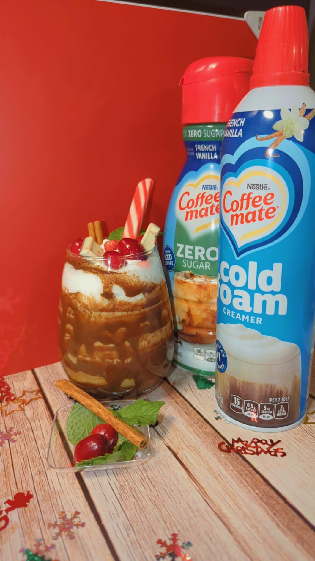 Nestle Coffee mate Zero Sugar French Vanilla Creamer, Lactose & Gluten Free, Non Dairy Creamer (32 oz) customer photo 1