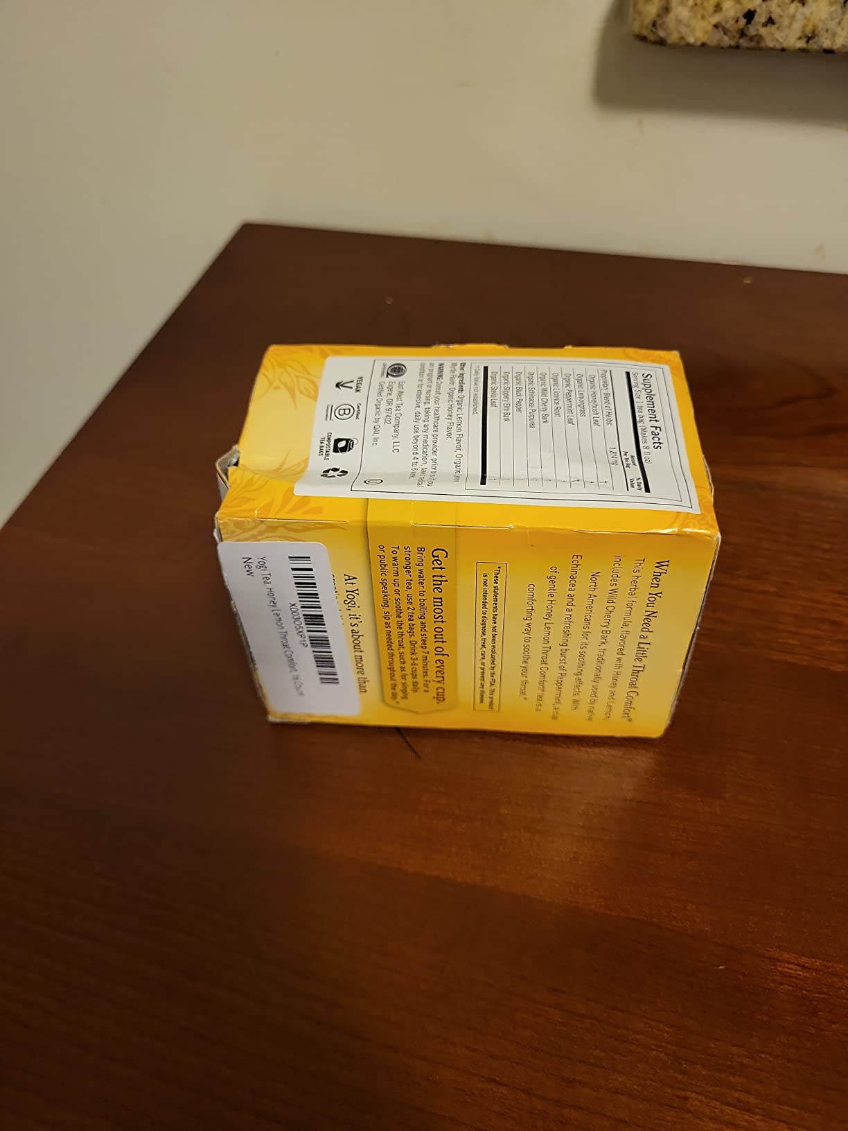 Yogi Tea, Honey Lemon Throat Comfort, 16 Count customer photo 2